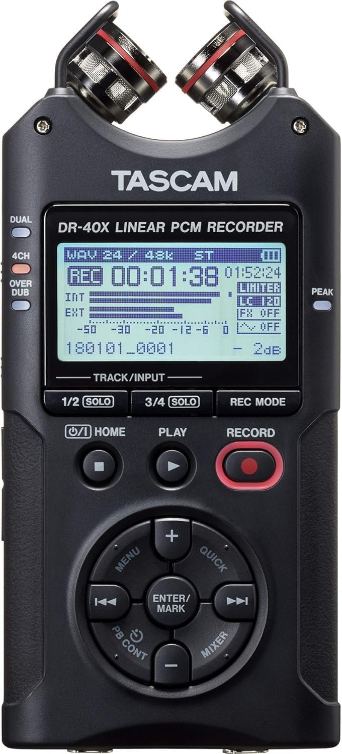 Tascam DR-40X Portable Recorder